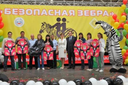 В столице Республики Татарстан в четвертый раз прошла массовая акция «Безопасная зебра»